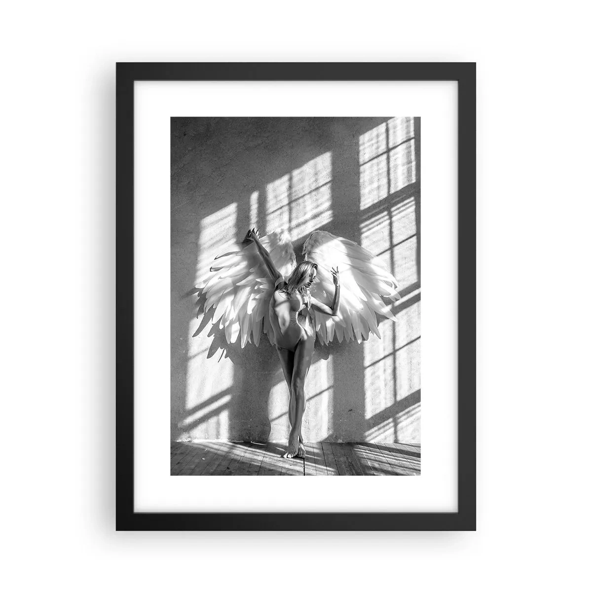 Affisch i svart ram - Direkt från himlen - 30x40 cm