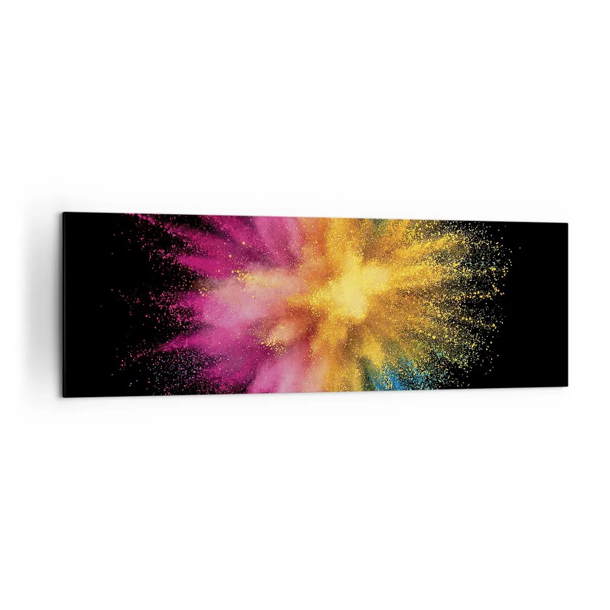 Canvastavla - Bild på duk - Färgerna föds - 160x50 cm