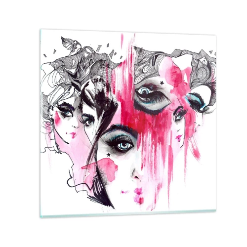 Glastavla - Bild på glas - , - 40x40 cm