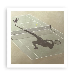 Affisch - Övervinna sig själv - 60x60 cm