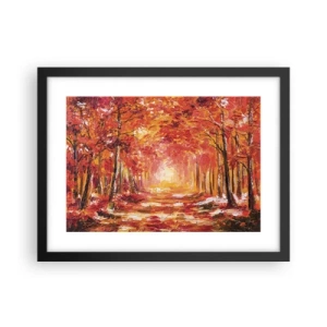 Affisch i svart ram - Kopparskog - 40x30 cm