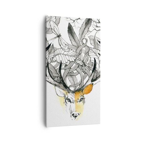 Canvastavla - Bild på duk - Ymnighetshorn - 55x100 cm