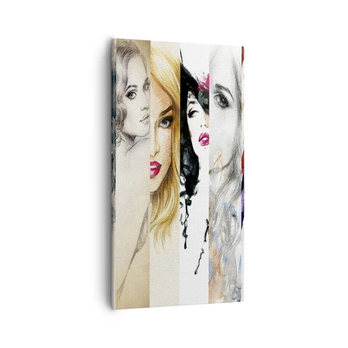 Canvastavla - Bild på duk - Det är alltid DU - 55x100 cm