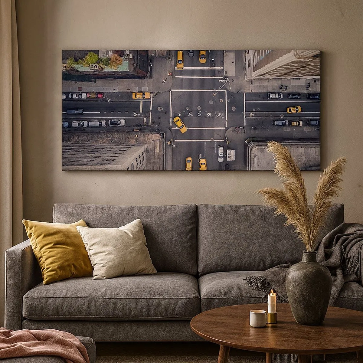 Canvastavla - Bild på duk - Enkelt val - 100x40 cm