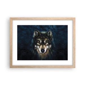 Affisch i ram av ljusek - Alfa? Och omega - 40x30 cm