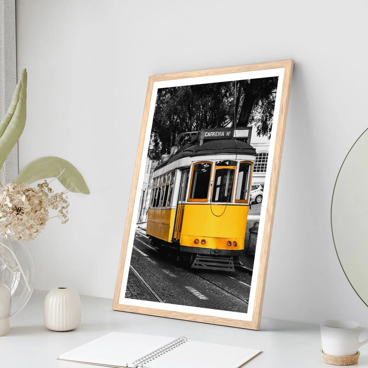 Affisch i ram av ljusek - Och en fado i bakgrunden - 30x40 cm