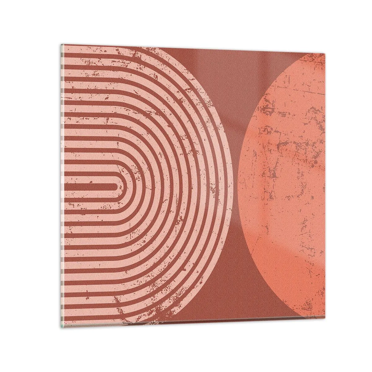 Glastavla - Bild på glas - Nära relation - 40x40 cm