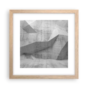 Affisch i ram av ljusek - En riktig utmaning - 30x30 cm