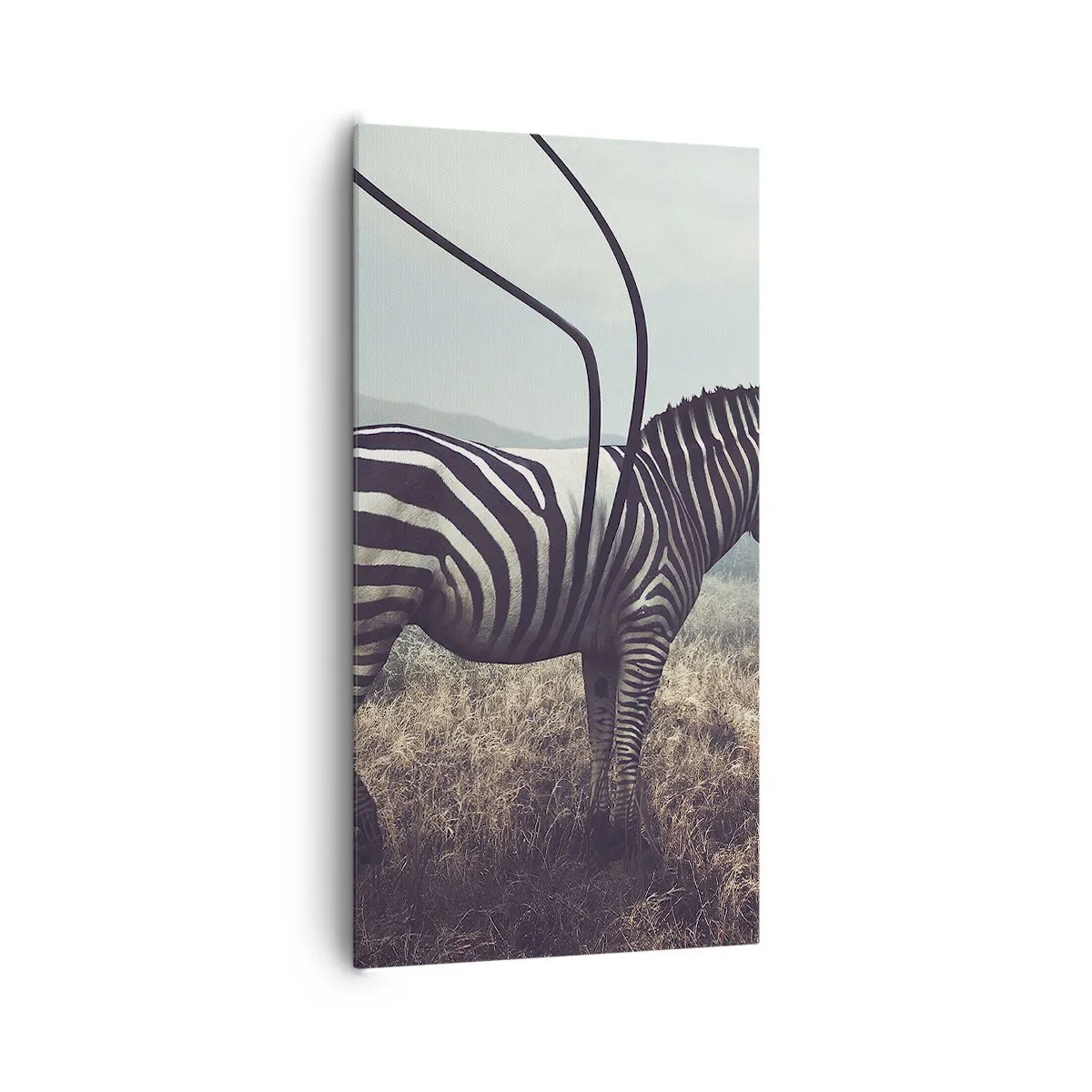 Canvastavla - Bild på duk - Akta! Fel - 65x120 cm