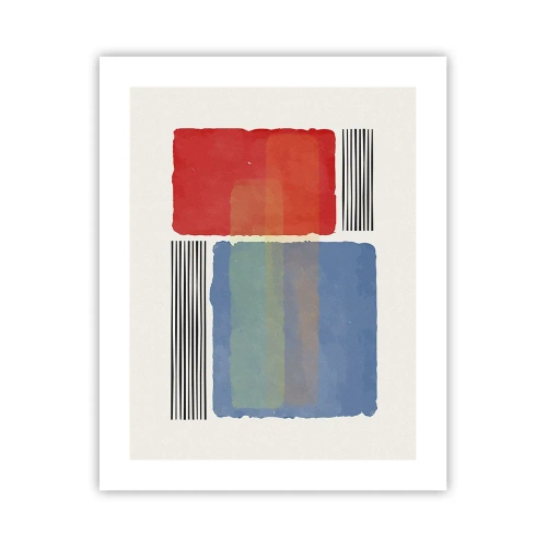 Affisch - Geometrins anda - 40x50 cm