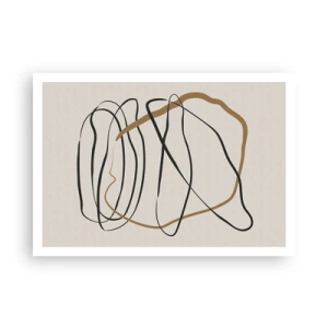 Affisch - Komposition: besittande dans - 100x70 cm