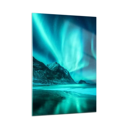 Glastavla - Bild på glas - Nordens underverk - 50x70 cm