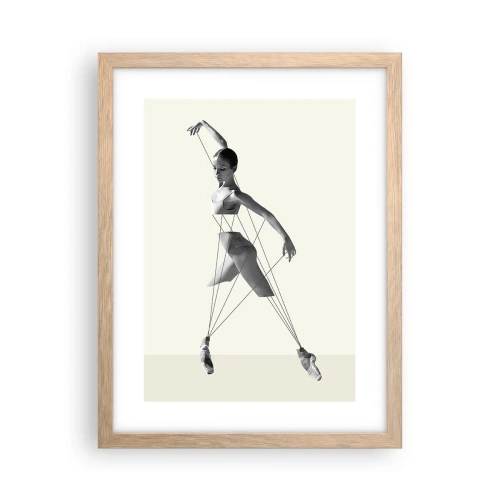 Affisch i ram av ljusek - I världens teater - 30x40 cm