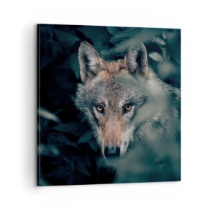Canvastavla - Bild på duk - Jägare - 60x60 cm