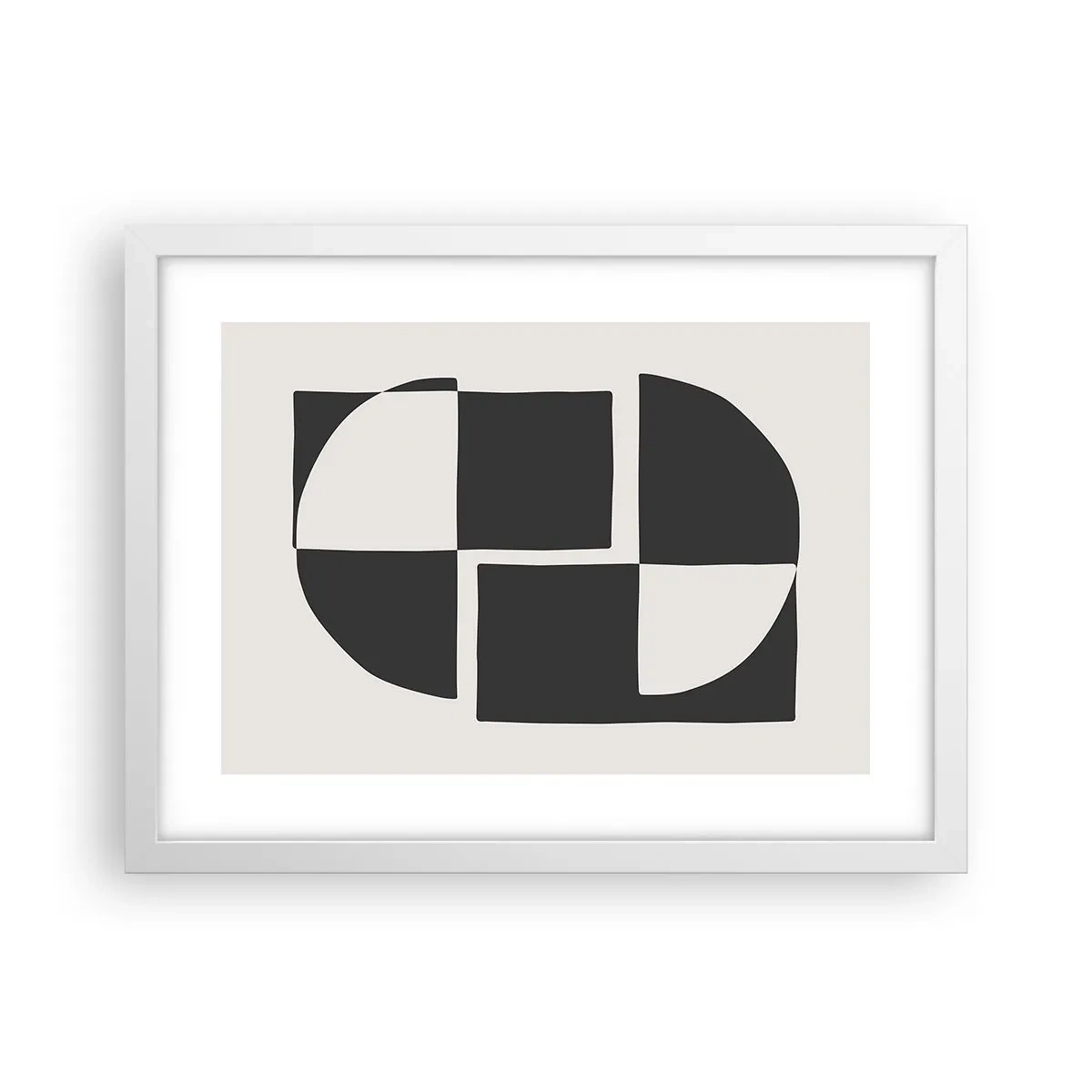 Affisch i vit ram - Antites – syntes - 40x30 cm