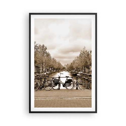 Affisch i svart ram - Holländsk stämning - 61x91 cm