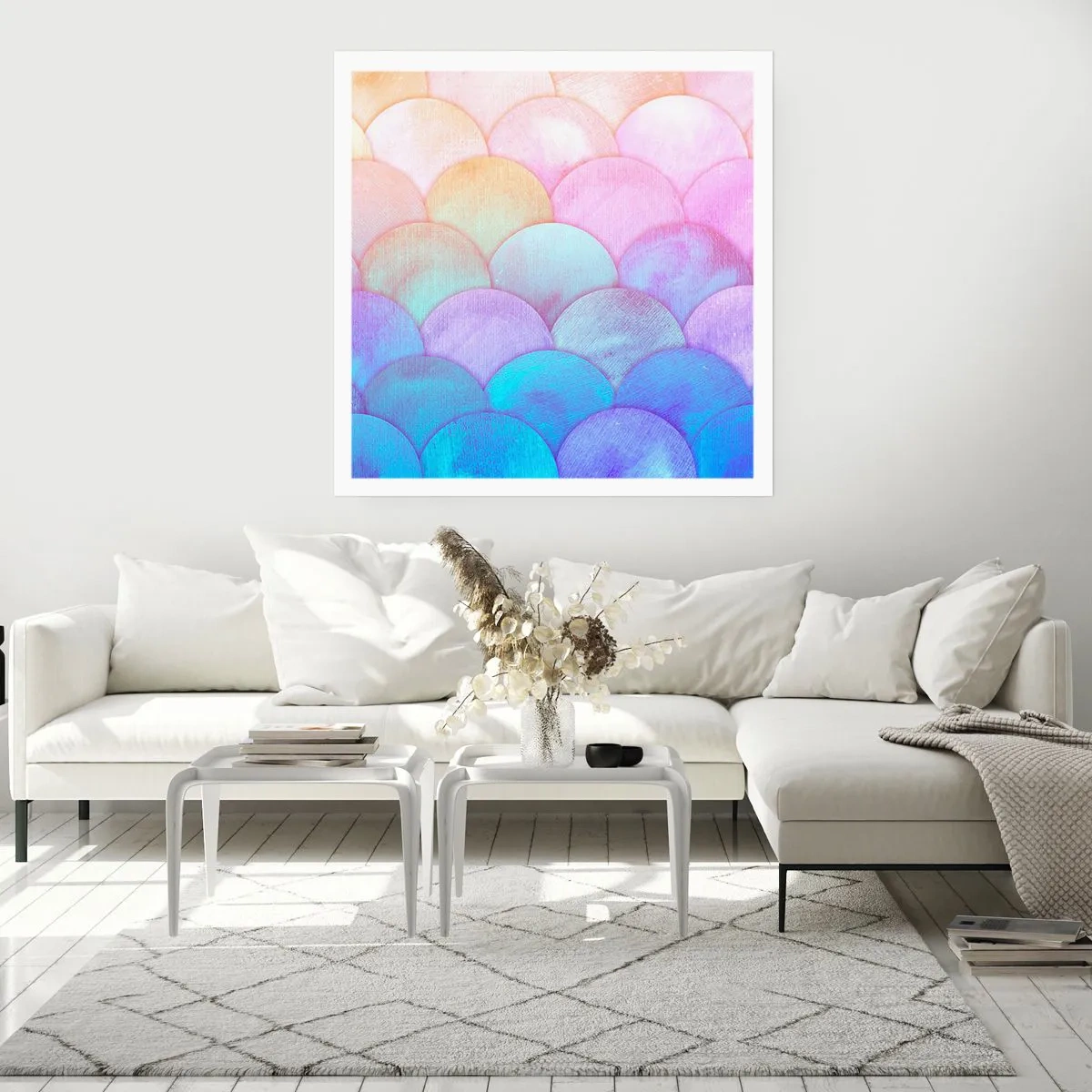 Affisch - Pärlskal - 60x60 cm