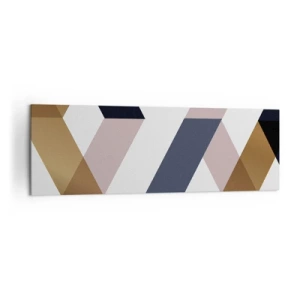 Canvastavla - Bild på duk - Plan och vinklar - 160x50 cm