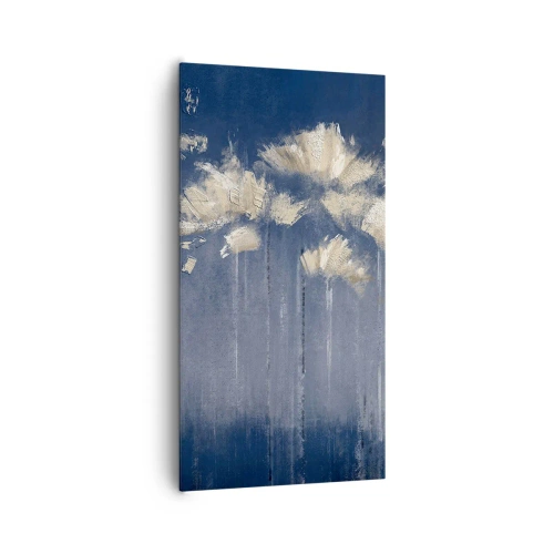 Canvastavla - Bild på duk - Som kronblad i vinden - 65x120 cm