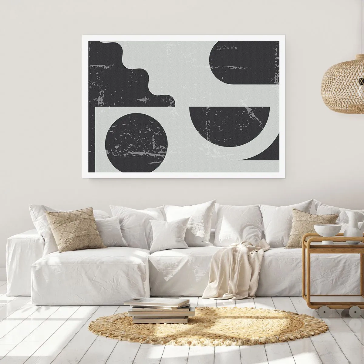 Affisch - Komposition ovanför och under - 100x70 cm