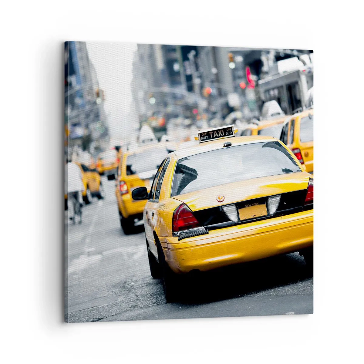 Canvastavla - Bild på duk - Endast i denna stad - 60x60 cm