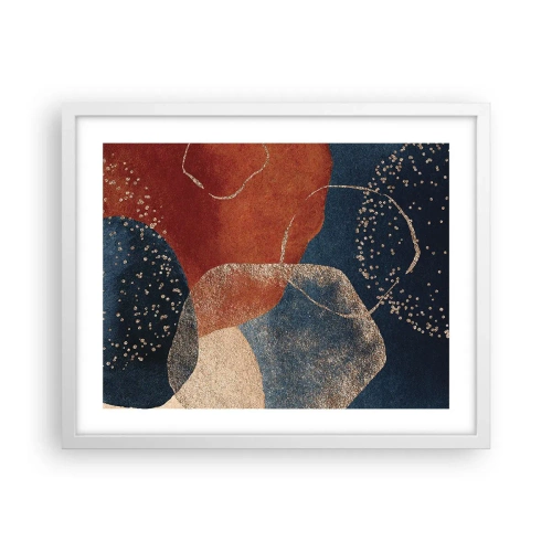Affisch i vit ram - Existensens lätthet - 50x40 cm