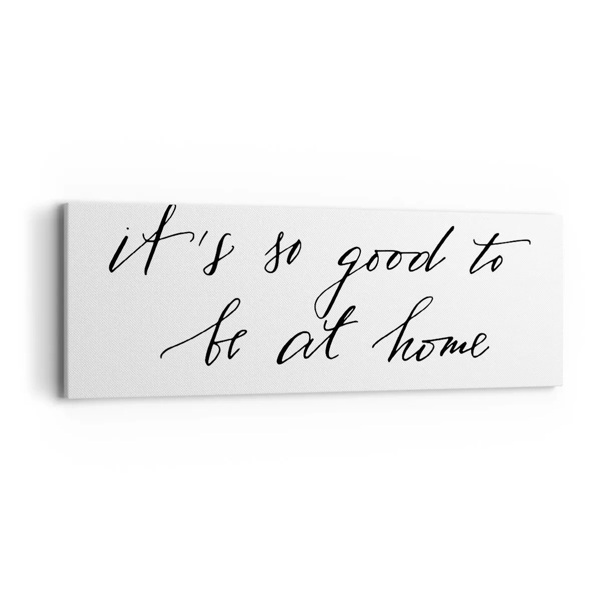 Canvastavla - Bild på duk - Hela sanningen - 90x30 cm