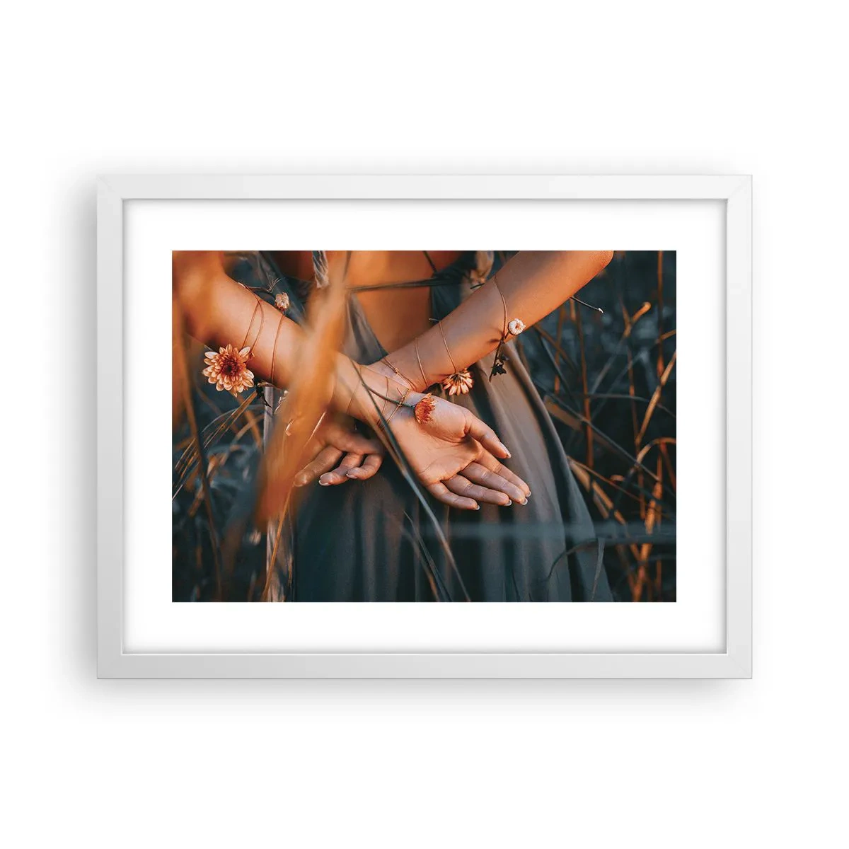 Affisch i vit ram - Bunden till naturen - 40x30 cm