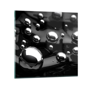 Glastavla - Bild på glas - Ur svarta massan - 50x50 cm