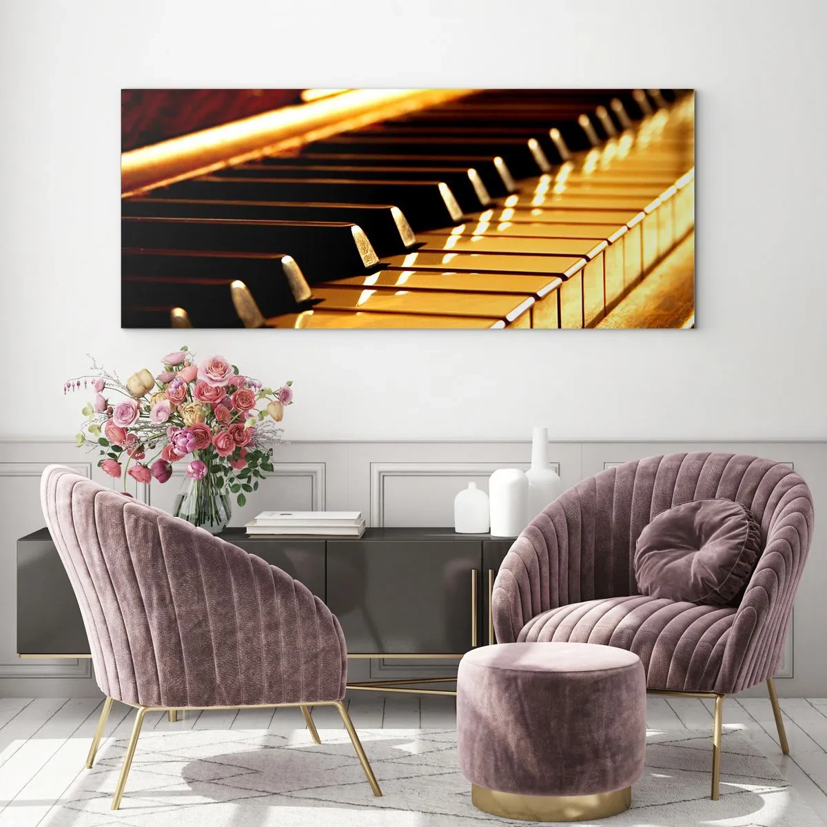 Glastavla - Bild på glas - Obegränsade möjligheter - 100x40 cm