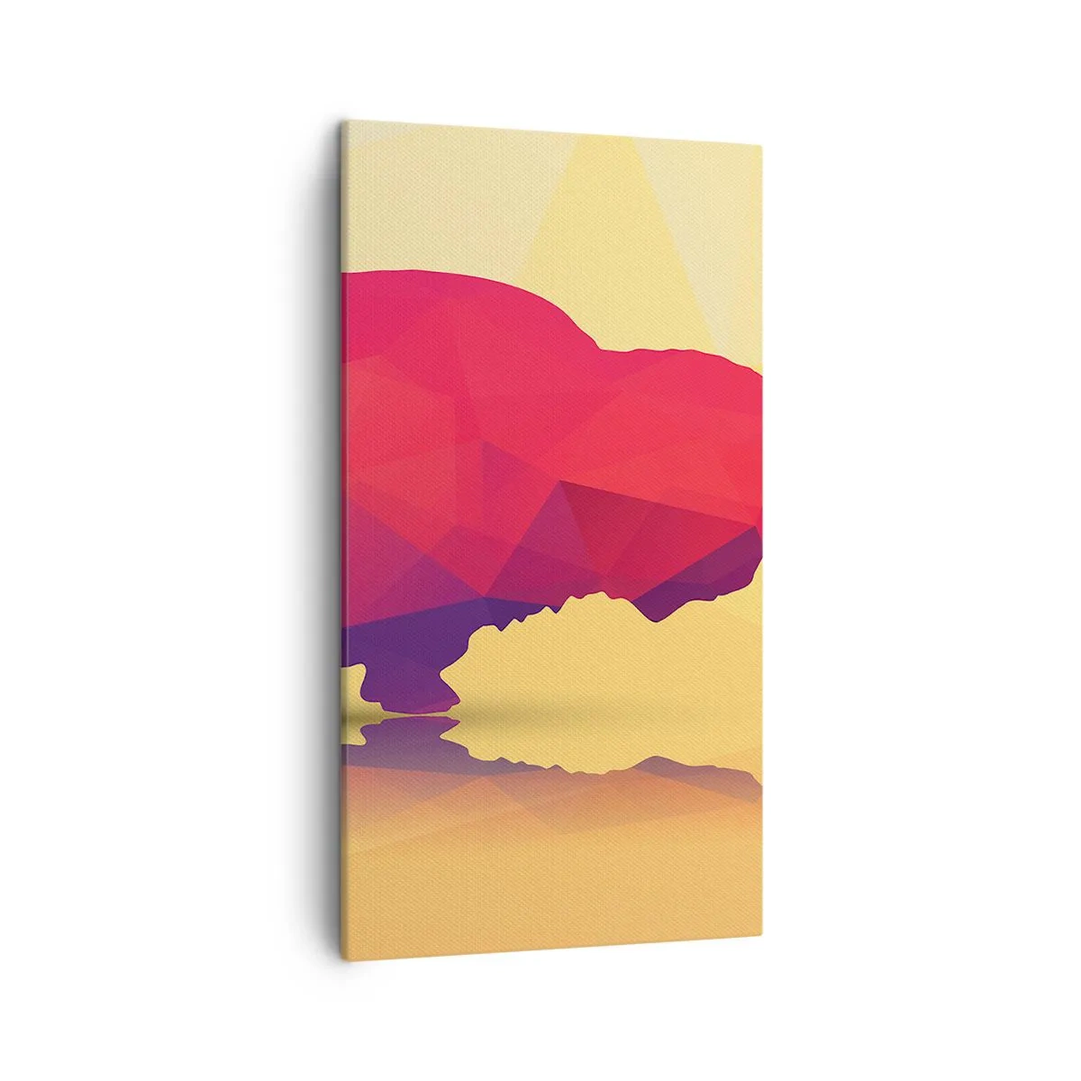 Canvastavla - Bild på duk - Visentens amaranta styrka - 45x80 cm