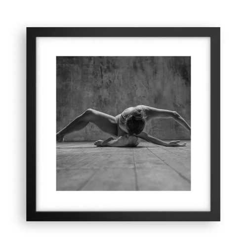 Affisch i svart ram - Upphittad symmetri - 30x30 cm