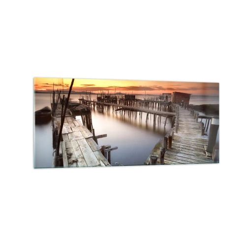 Glastavla - Bild på glas - Äkta vara, ingen attrapp för turister - 120x50 cm