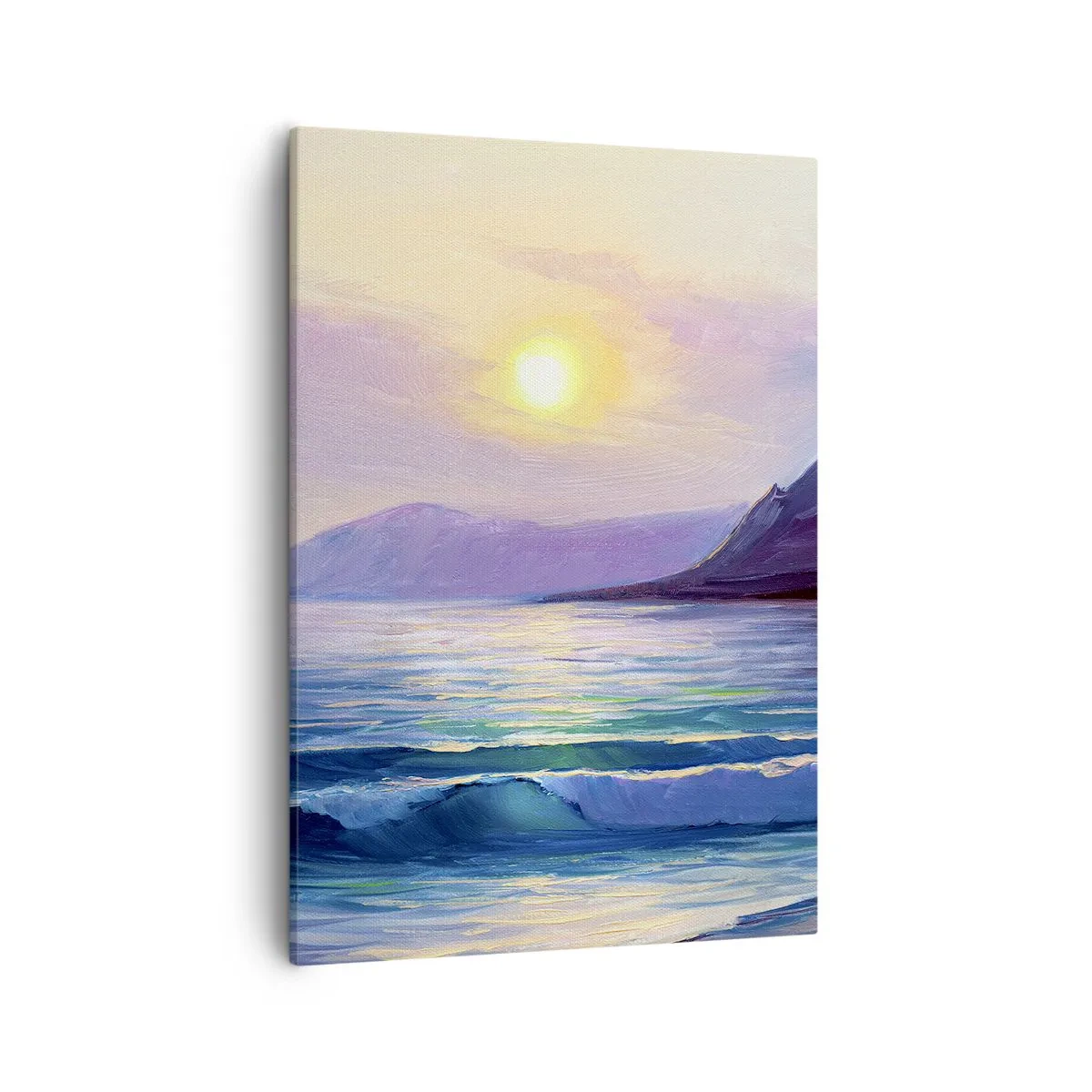 Canvastavla - Bild på duk - Vattnets och luftens kristall - 50x70 cm