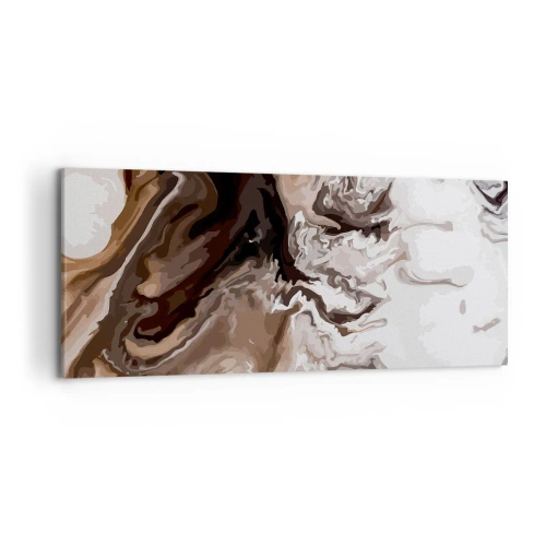 Canvastavla - Bild på duk - Färgabstraktion - 120x50 cm