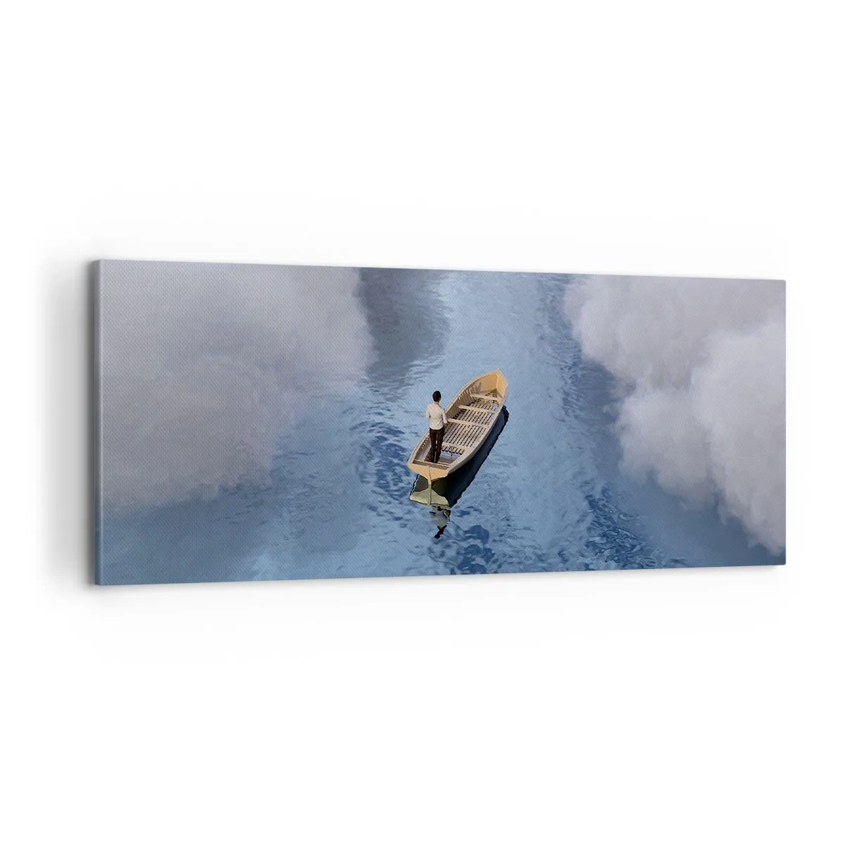 Canvastavla - Bild på duk - Livet - resan - det okända - 100x40 cm