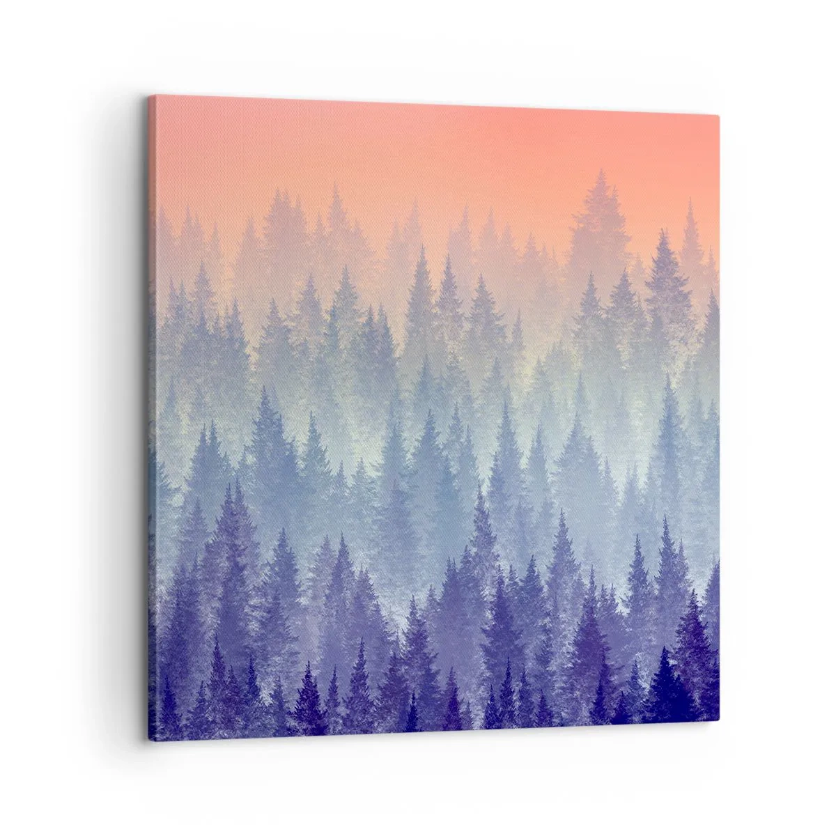 Canvastavla - Bild på duk - Högt, högre, upp till himlen - 60x60 cm