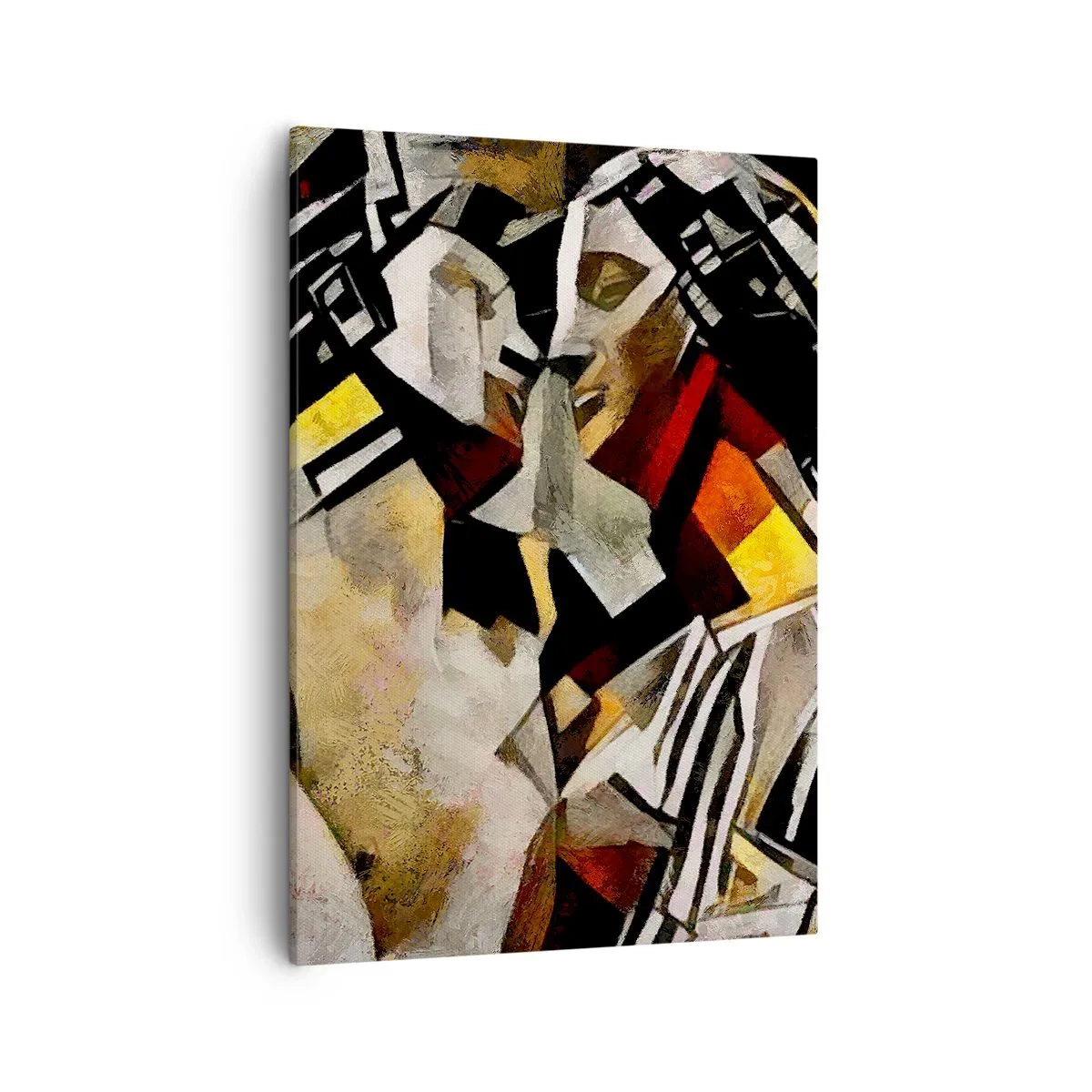 Canvastavla - Bild på duk - Statykyss - 50x70 cm