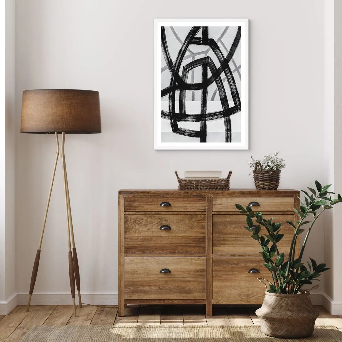 Affisch i vit ram - Att skapa djupet - 70x100 cm