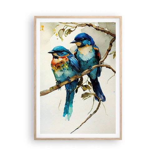 Affisch i ram av ljusek - Sur? - 70x100 cm