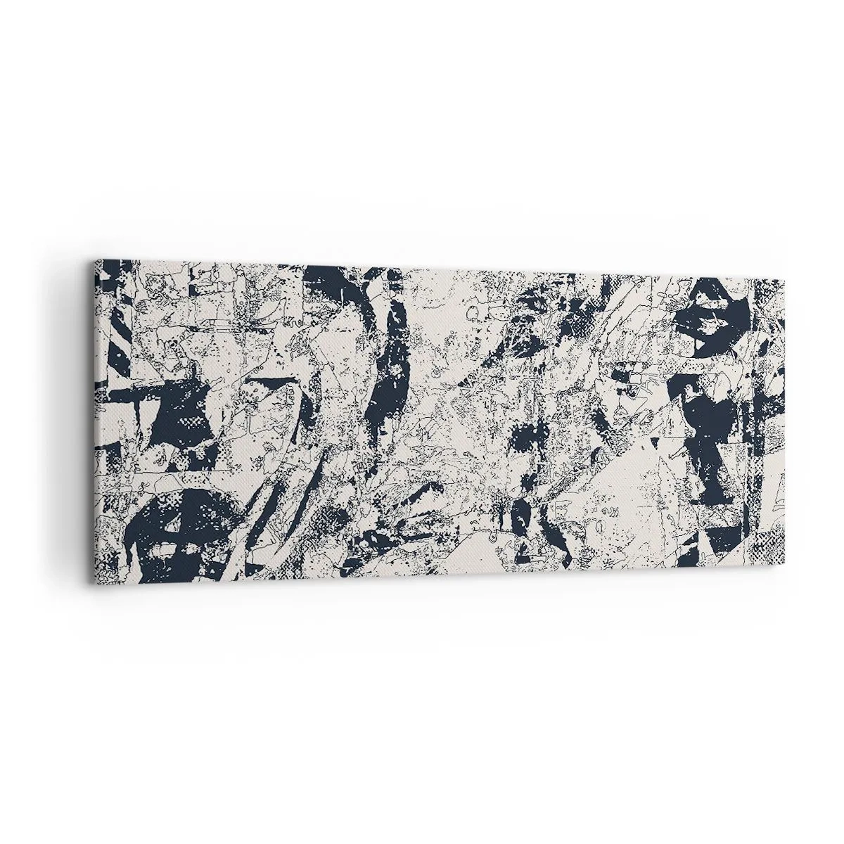 Canvastavla - Bild på duk - Motsatsernas interpenetration - 100x40 cm