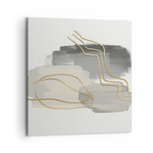 Canvastavla - Bild på duk - Varaktighet och rörelse - 60x60 cm