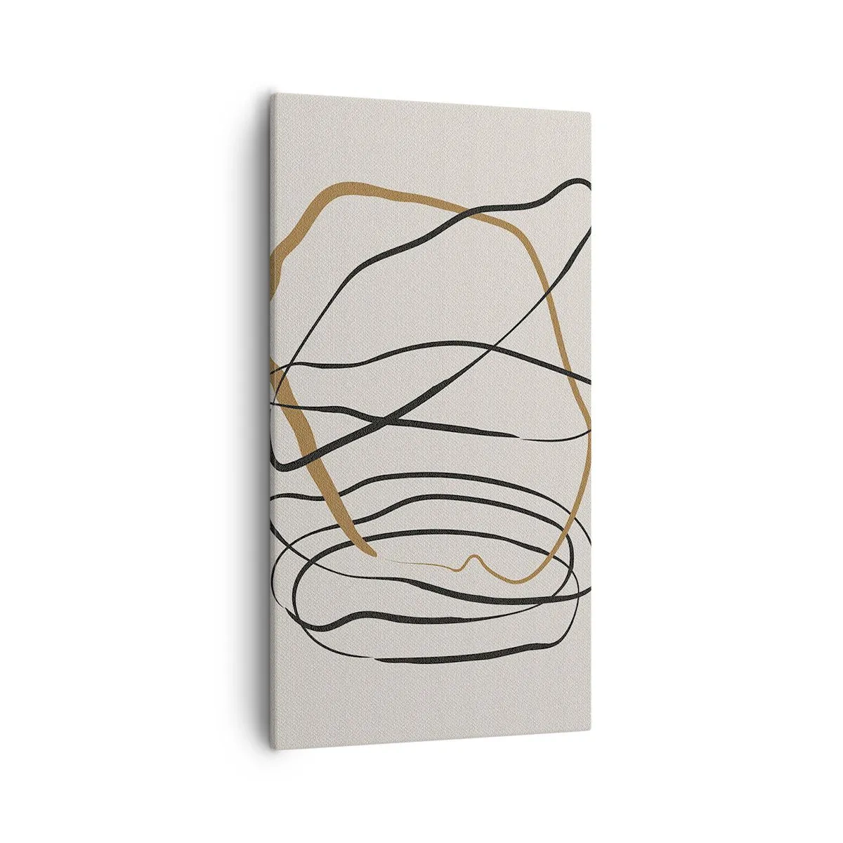 Canvastavla - Bild på duk - Komposition: besittande dans - 55x100 cm