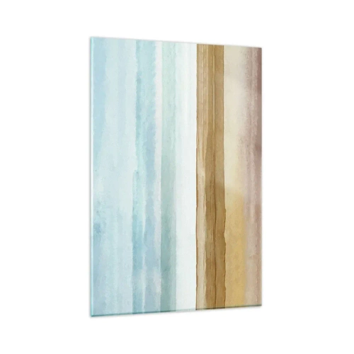 Glastavla - Bild på glas - Svalkande - 80x120 cm