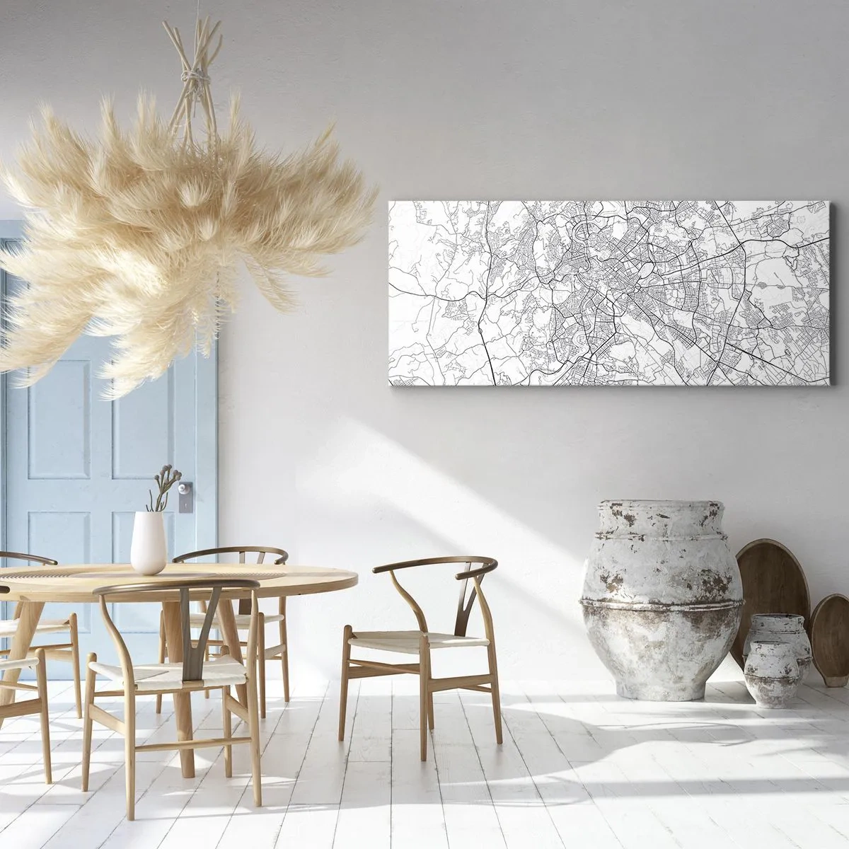 Canvastavla - Bild på duk - Romersk ring - 140x50 cm