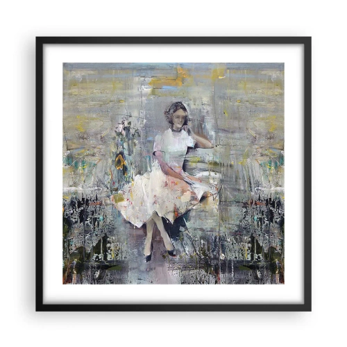 Affisch i svart ram - Klassisk och modern - 50x50 cm