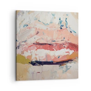 Canvastavla - Bild på duk - Väcker sinnen - 60x60 cm