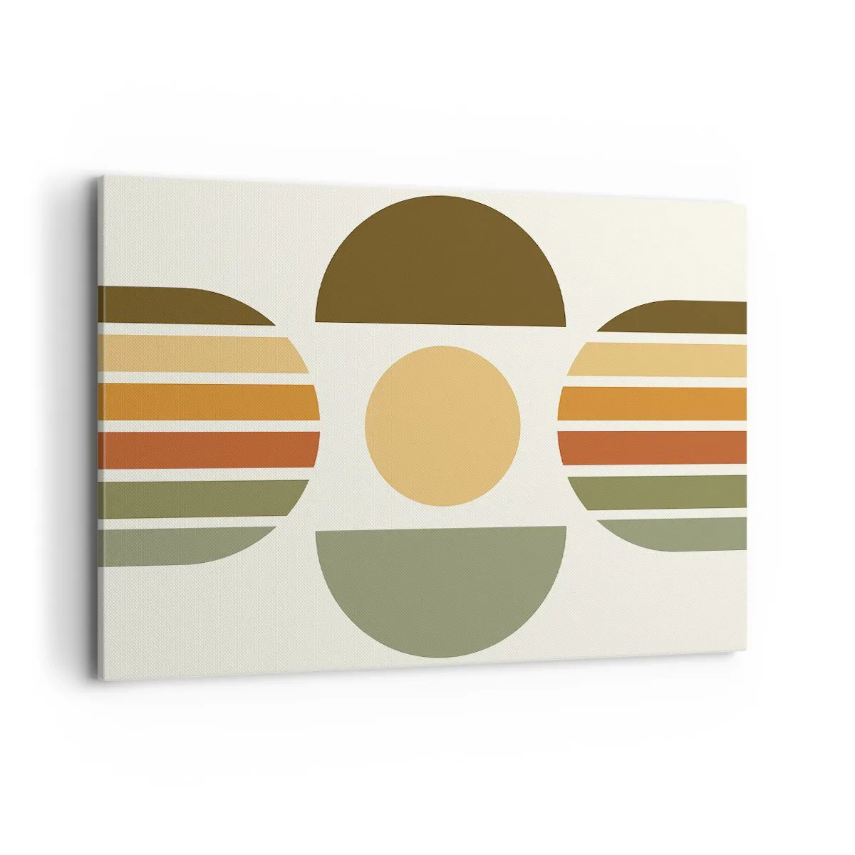 Canvastavla - Bild på duk - I jordens färger - 100x70 cm