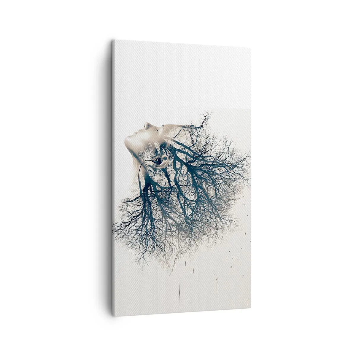 Canvastavla - Bild på duk - Lyssnar på trädens viskningar - 45x80 cm