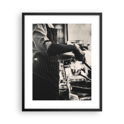 Affisch i svart ram - Alkemi av smaker - 40x50 cm